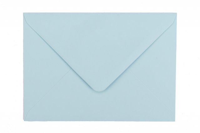 Envelopes DIN B6, azul claro