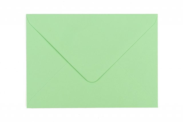 Envelopes DIN B6, verde claro
