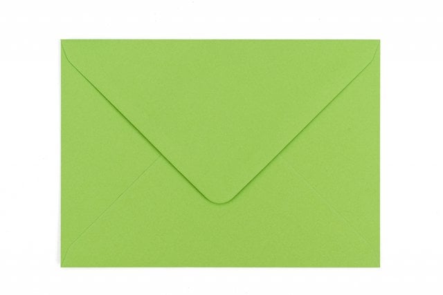 Envelopes DIN B6, verde