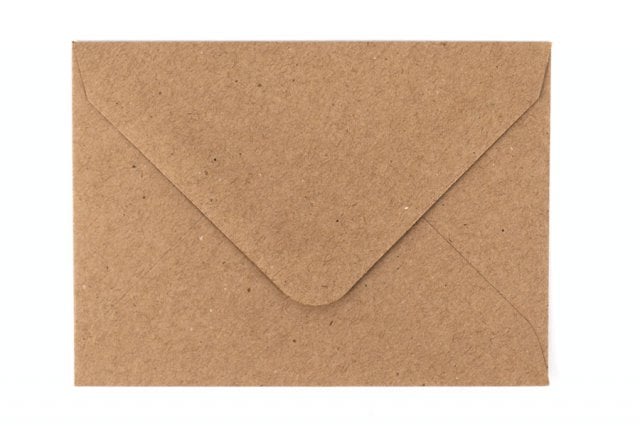 Envelopes DIN B6, papel kraft