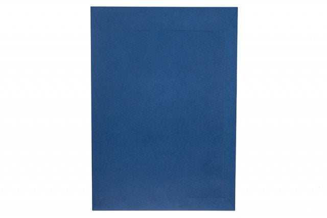 Envelopes DIN C4 adesivos, impressão azul escuro