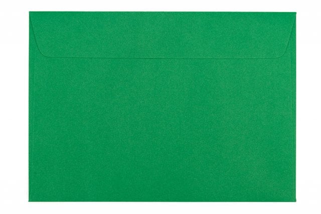 Envelopes DIN C5 adesivos, verde escuro