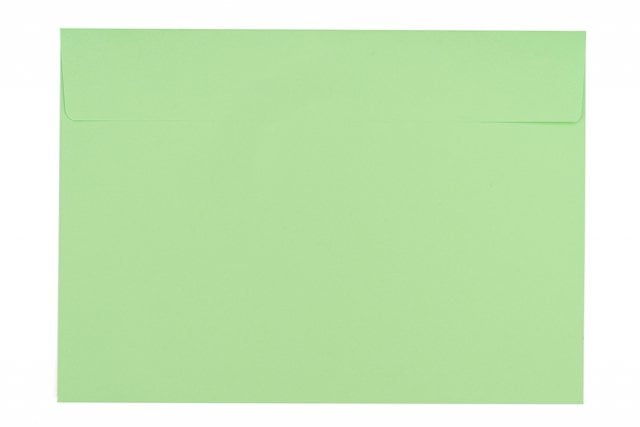 Envelopes DIN C5 adesivos, verde claro