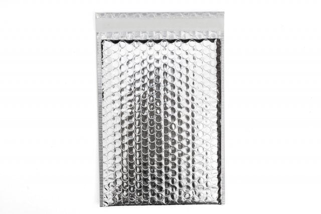 Envelopes DIN C5 almofadados, prateados