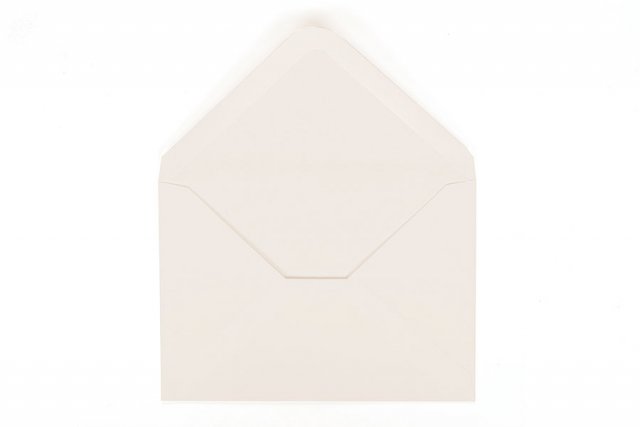 Envelopes DIN C5, creme com forro