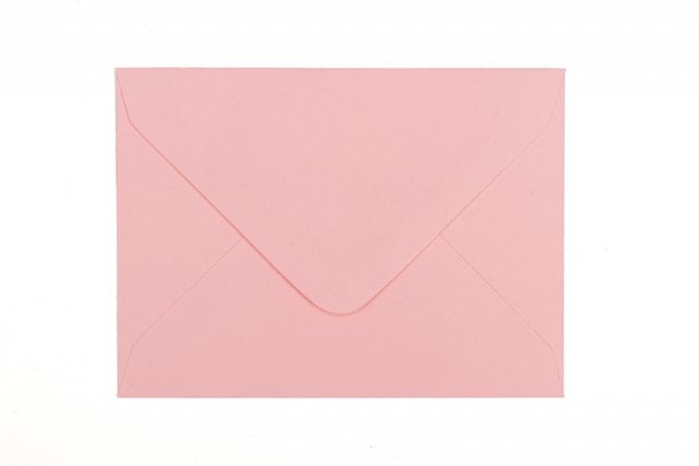 Envelopes DIN C7, cor-de-rosa