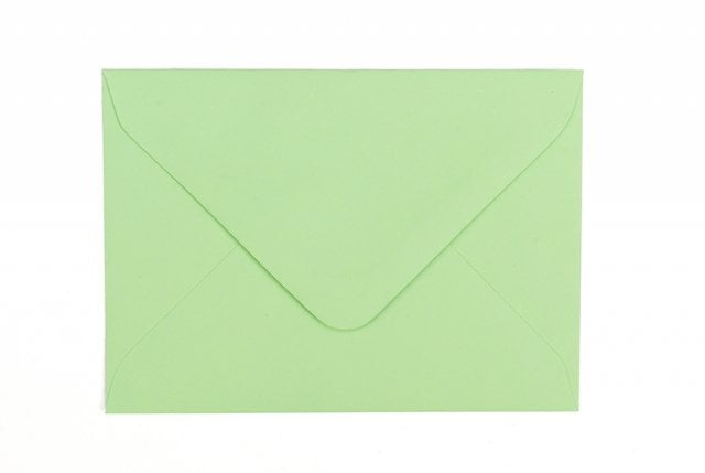 Envelopes DIN C7, verde claro