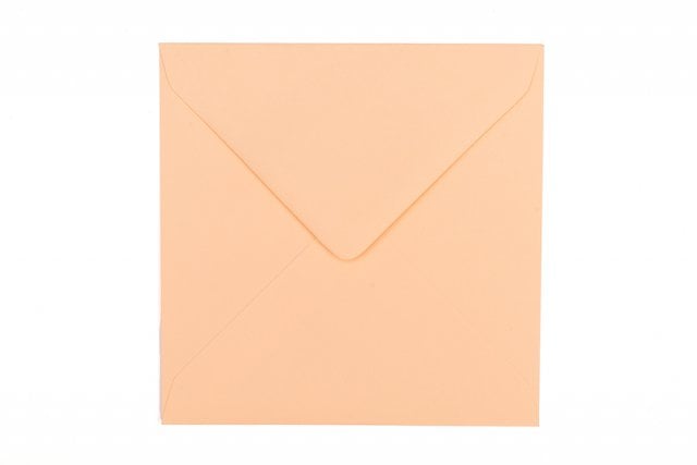Envelopes quadrados 130x130 mm, salmão