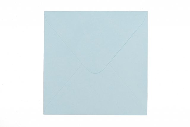 Envelopes quadrados 155x155 mm, azul claro