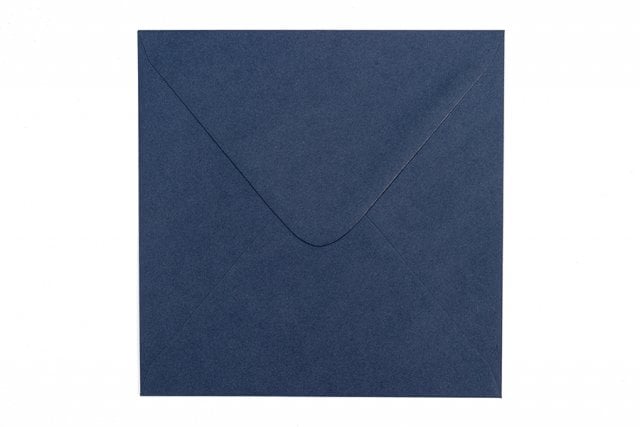 Envelopes quadrados 155x155 mm, azul escuro