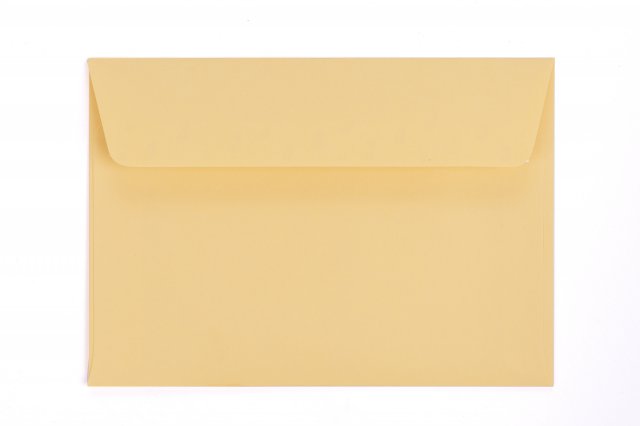 Envelopes DIN C6 adesivos, açafrão