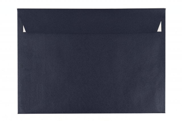 Envelopes DIN C5 adesivos, azul escuro madrepérola