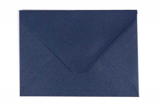 Envelopes DIN C7, azul escuro madrepérola