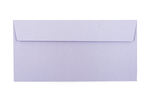 Envelopes DIN adesivos longos, lavanda