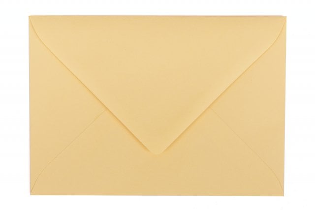 Envelopes DIN C6, açafrão