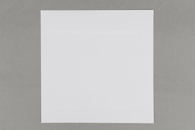 Envelopes quadrados 200x200 mm, brancos