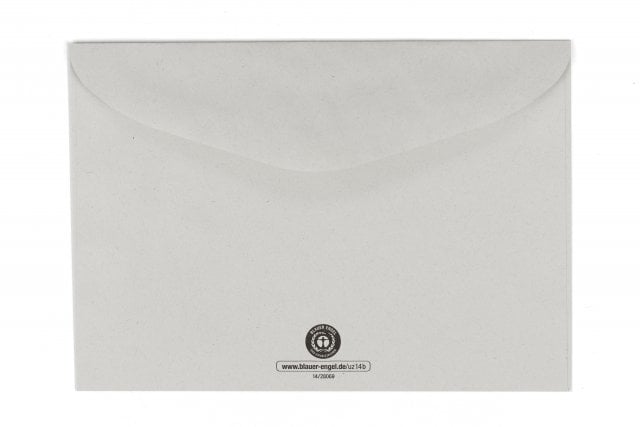 Envelopes DIN C6, cinzento reciclado