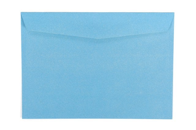 Envelopes DIN B6, azul reciclado