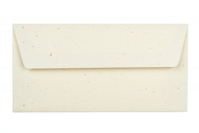 Envelopes DIN adesivos longos, Terra Vanilla com forro