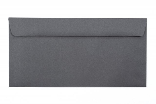 Envelopes DIN longo+, impressão em cinzento escuro