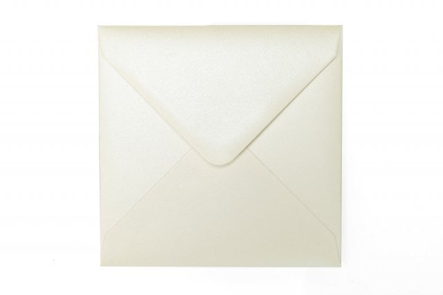 Envelopes quadrados 140x140 mm, madrepérola