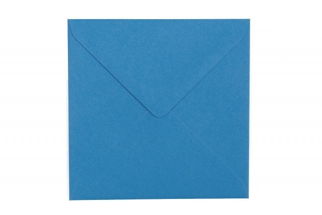 Envelopes quadrados 140x140 mm, azul
