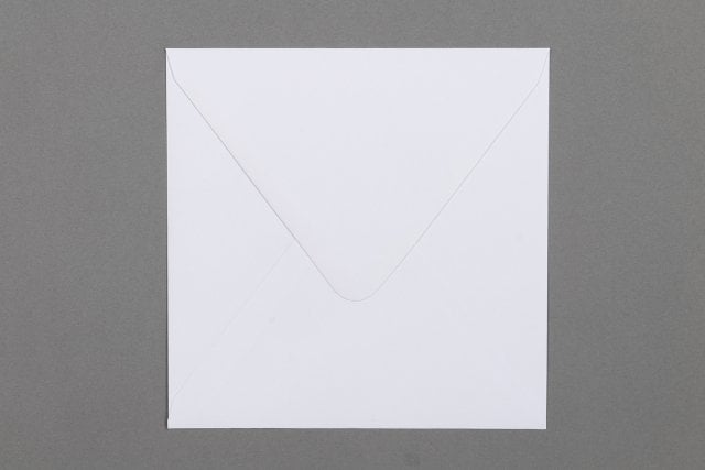 Envelopes quadrados 170x170 mm, brancos