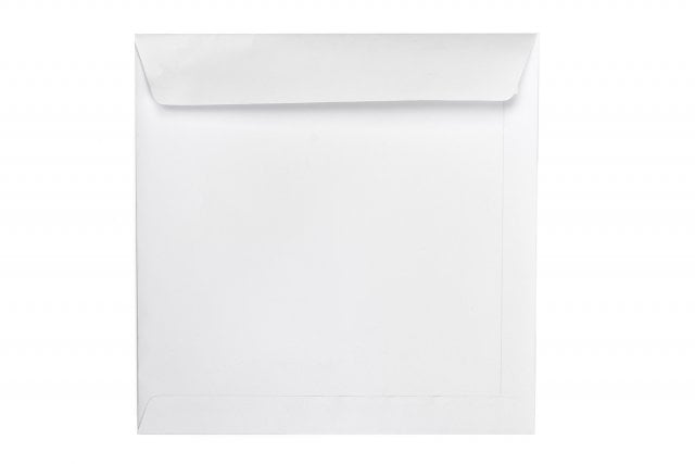 Envelopes quadrados 170x170 mm, brancos