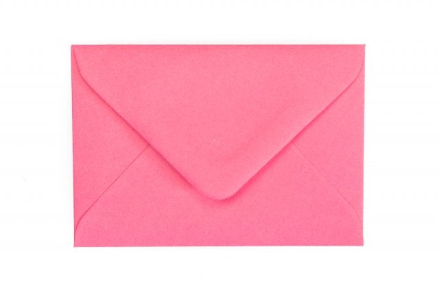 Envelopes 65x94mm, cor-de-rosa