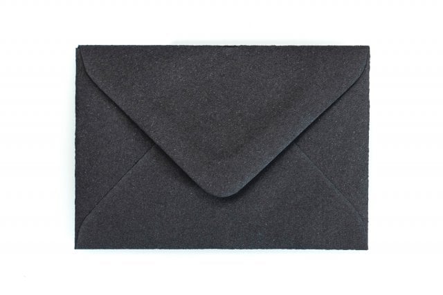 Envelopes 65x94mm, preto