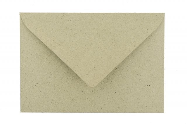 Envelopes DIN C7, papel de relva