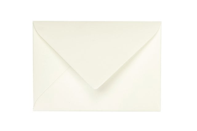 Envelopes DIN C6, branco-creme