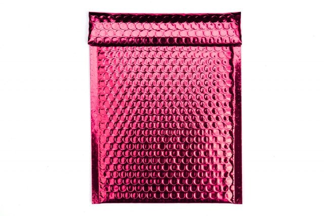 Envelopes DIN C5 almofadados, cor-de-rosa