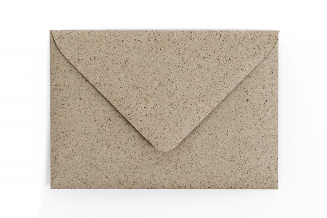 Envelopes DIN C6, papel de cacau