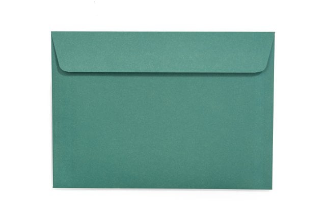 Envelopes DIN C6, impressão turquesa
