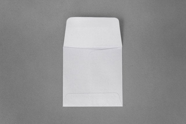 Envelopes quadrados 60x60 mm, brancos