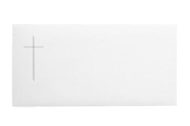 Envelopes DIN Longo com adesivo, cruz