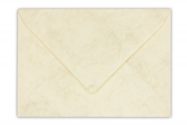 Envelopes DIN C6, creme marmoreado