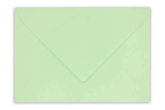 Envelopes DIN C6, verde menta
