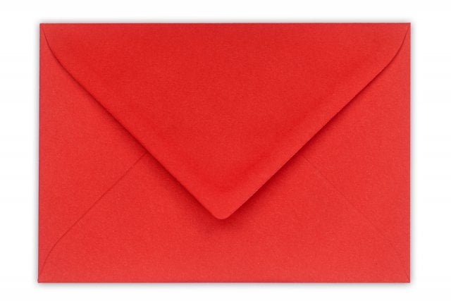 Envelopes DIN C6, vermelho