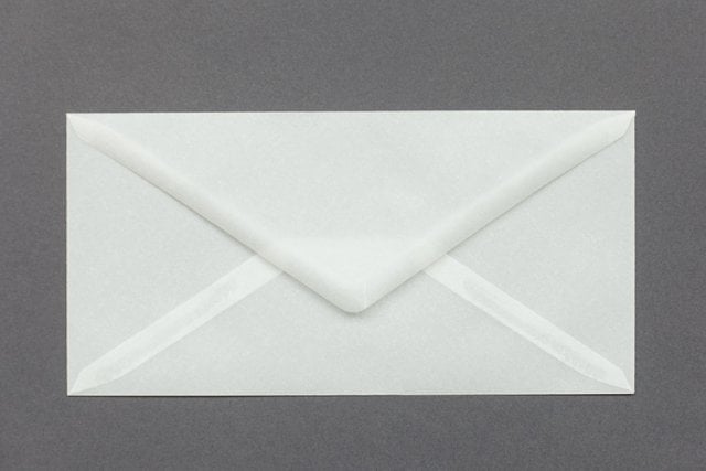 Envelopes DIN longos, transparentes