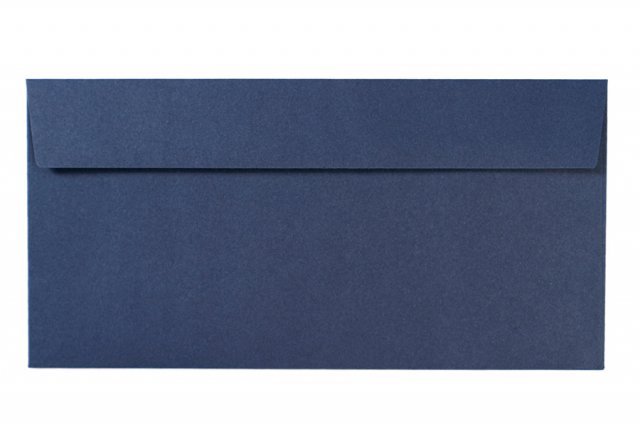 Envelopes DIN adesivos longos, azul escuro