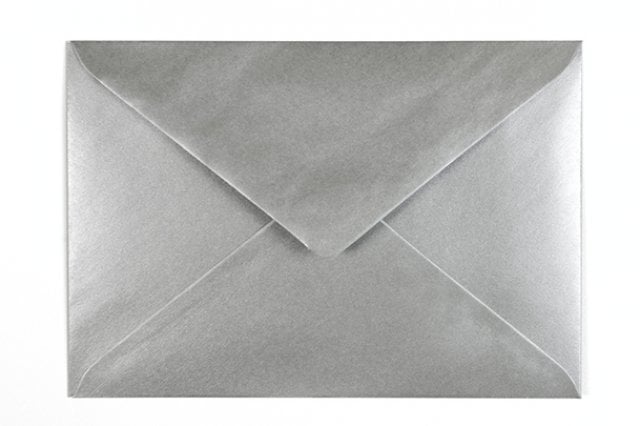 Envelopes DIN C5, prateados