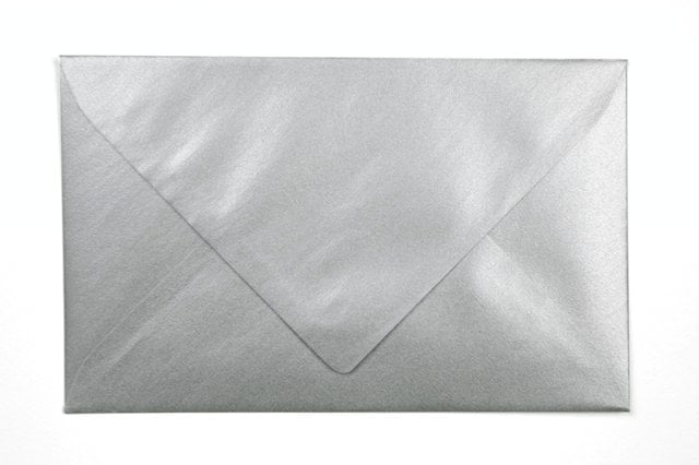 Envelopes formato especial, prata