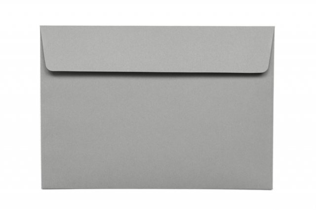 Envelopes DIN C6 adesivos, cinzentos
