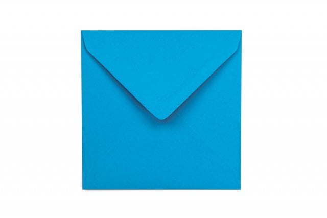 Envelopes quadrados 130x130 mm, azul