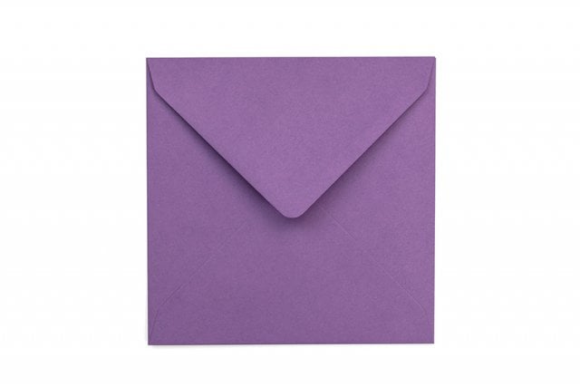 Envelopes quadrados 155x155 mm, roxo