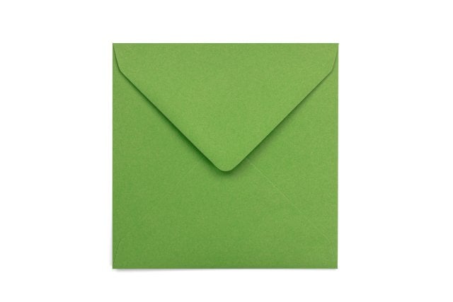 Envelopes quadrados 155x155 mm, verde