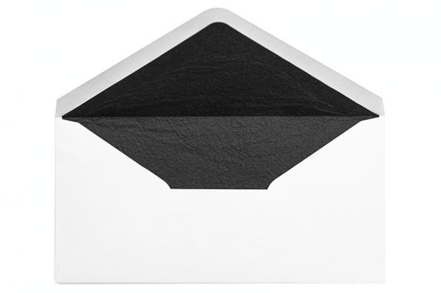 Envelopes DIN longos, envelopes funerários