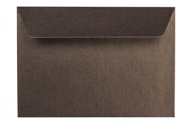 Envelopes DIN C6 adesivos, bronze